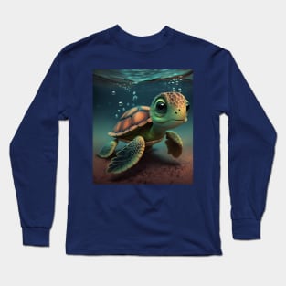 Sea Turtle - Under the Sea Long Sleeve T-Shirt